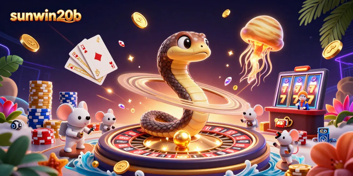 Engage in thrilling wins with sunwin20b, featuring dynamic casino elements and fun characters.