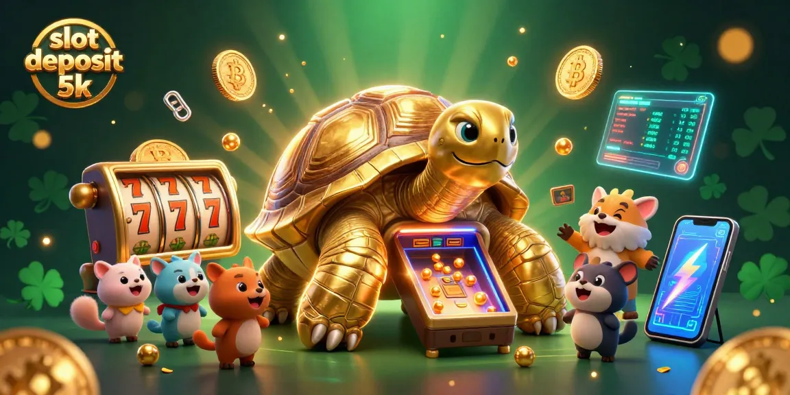 Experience the excitement of slot deposit 5k with thrilling 3D visuals and vibrant characters in action.